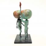 Adam et Eve est une sculpture en bronze de Guillaume Werle. Adam comme Eve ont chacun pour tête, tant et si bien que debout l'un face à l'autre les deux pomme se touchent mais pas les corps.